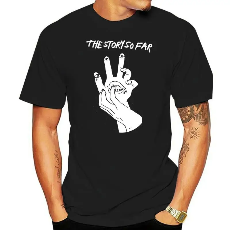

The Story So Far Concert Shirt Adult Medium Black White Band Tour Rock Music Men Summer Style Tops Tee Shirt
