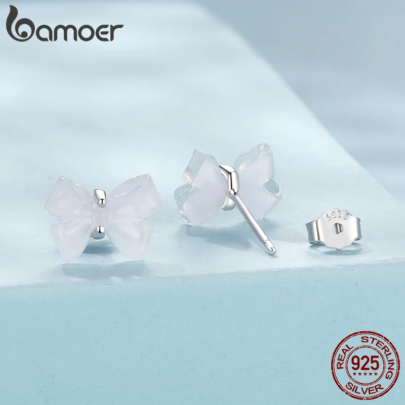 Женские гипоаллергенные серьги-гвоздики из стерлингового серебра 925 пробы с