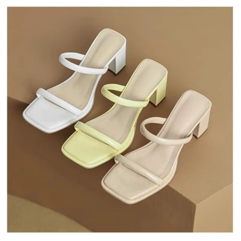 

New Summer Outdoor Slim Heel Sandals