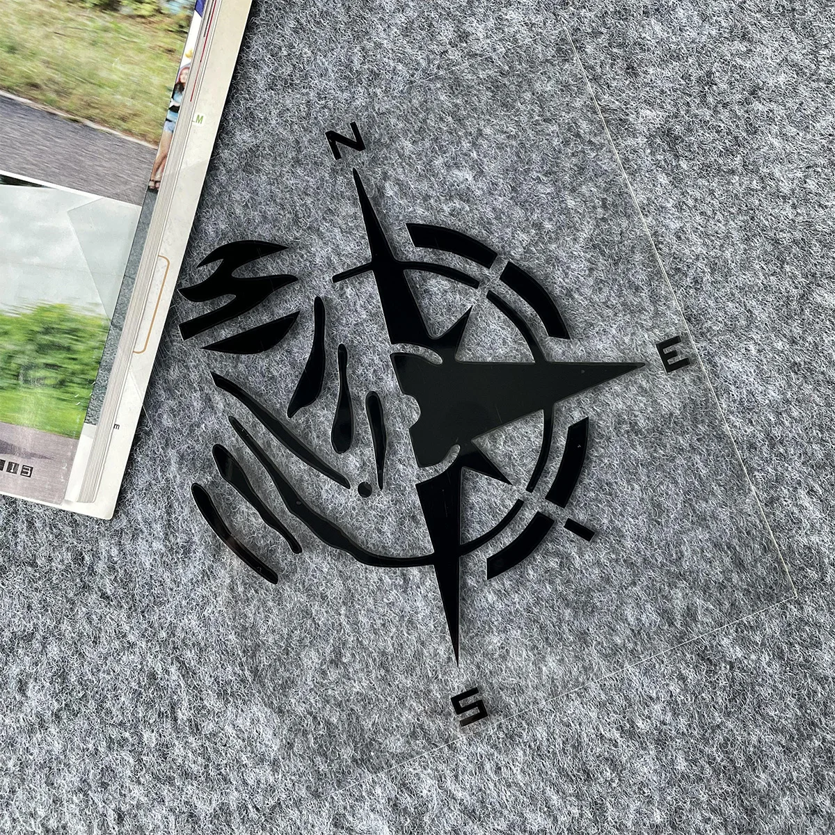 Светоотражающие виниловые наклейки с компасом для мотоцикла, автомобиля, топливный бак, шлем, аксессуары для мотоциклов для Voge 900 DSX Yamaha R3 Kawasaki