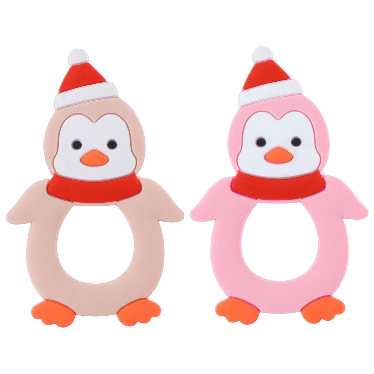 

2pcs Animal Shape Infant Biting Infant