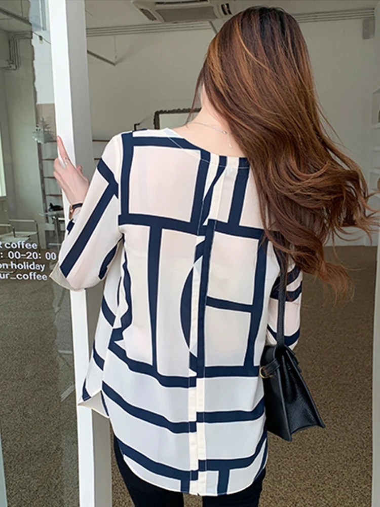 Женские рубашки в скандинавском стиле на весну тонкий пуловер с защитой от