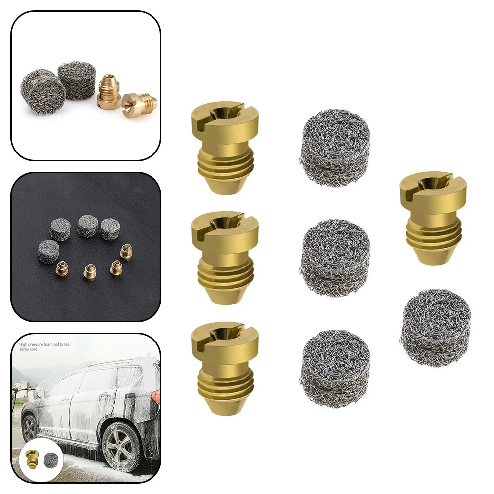 4 шт. насадки для пены 1 мм с сетчатым фильтром