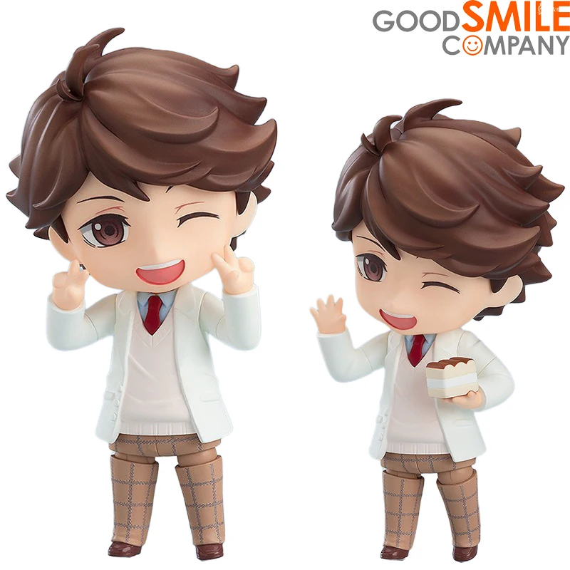 

In Stock Original Good Smile Nendoroid GSC 889 Haikyuu!! Oikawa Tooru School Uniform Ver Anime Figure Model Action Toys Gifts