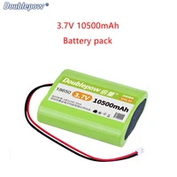 18650 3 7v lithium battery 4400600010500mah rechargeable battery pack for wireless monitoring equipment with protection board
