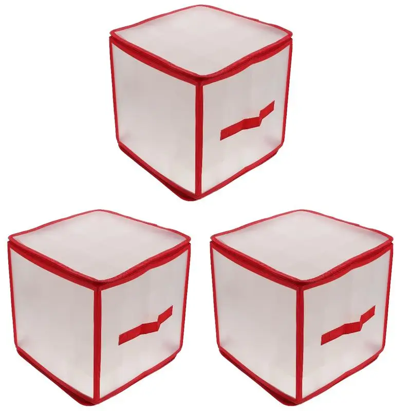 

3 набора, коробка для хранения рождественских шаров