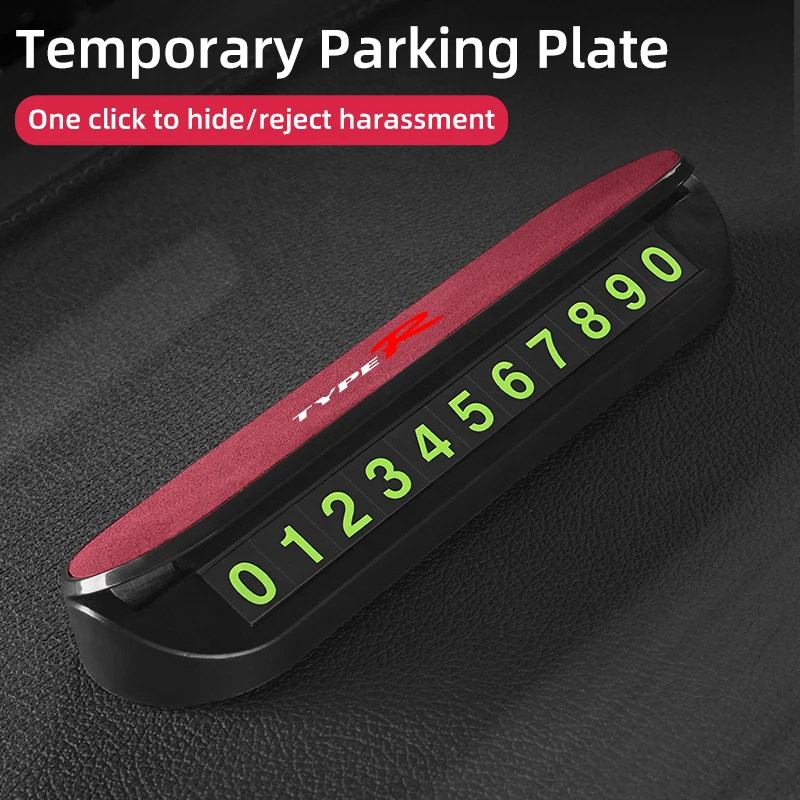 Автомобильный внутренний временный стоп-сигнал парковочный номер карточка