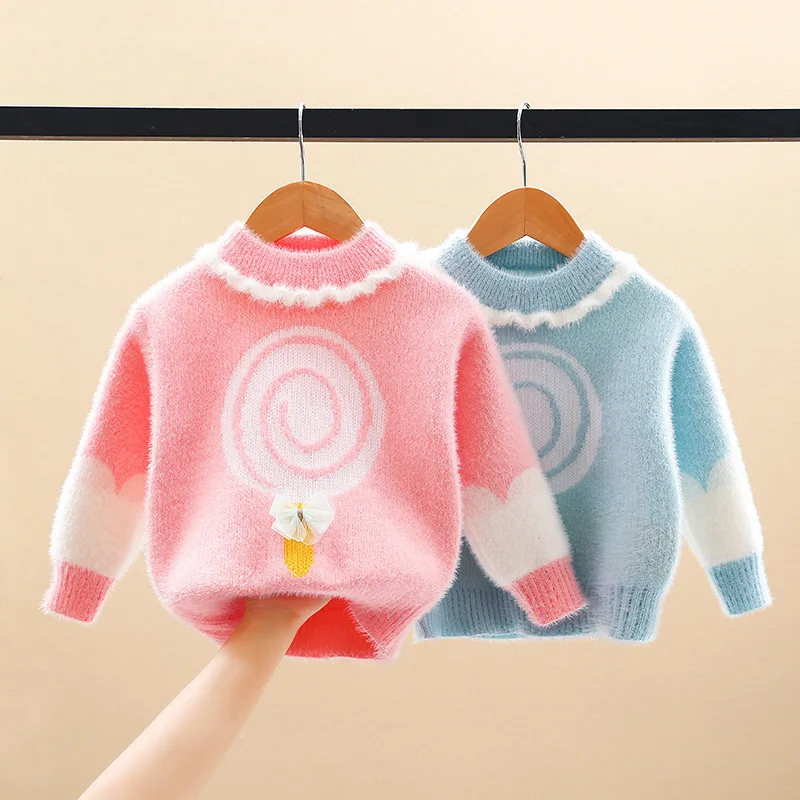 

Autumn winter new girls' pullover sweater children's sweater children's leggings Children's sweater whosale available