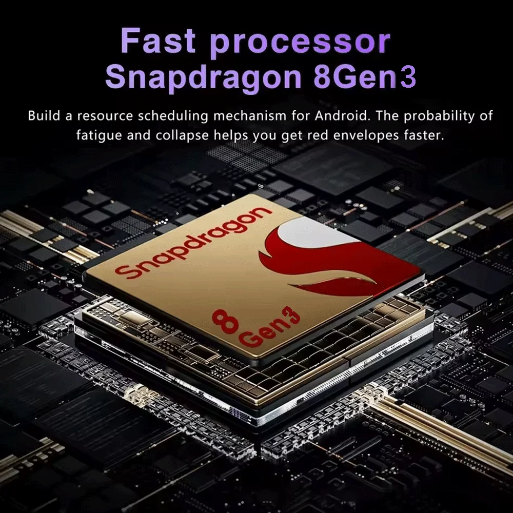 Фото Новая глобальная версия 5G Tablet PC Pad 7S Pro Ultra 4K HD Snapdragon 8 Gen3 20000 мАч 22 ГБ + 2 ТБ Android14 Dual SlM WlFl Mi Tablet №3
