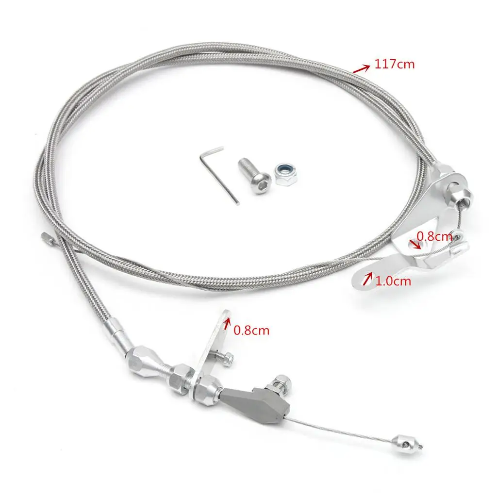 

Braided Kick Down Cable Gas Throttle Cable for C6 Transmission