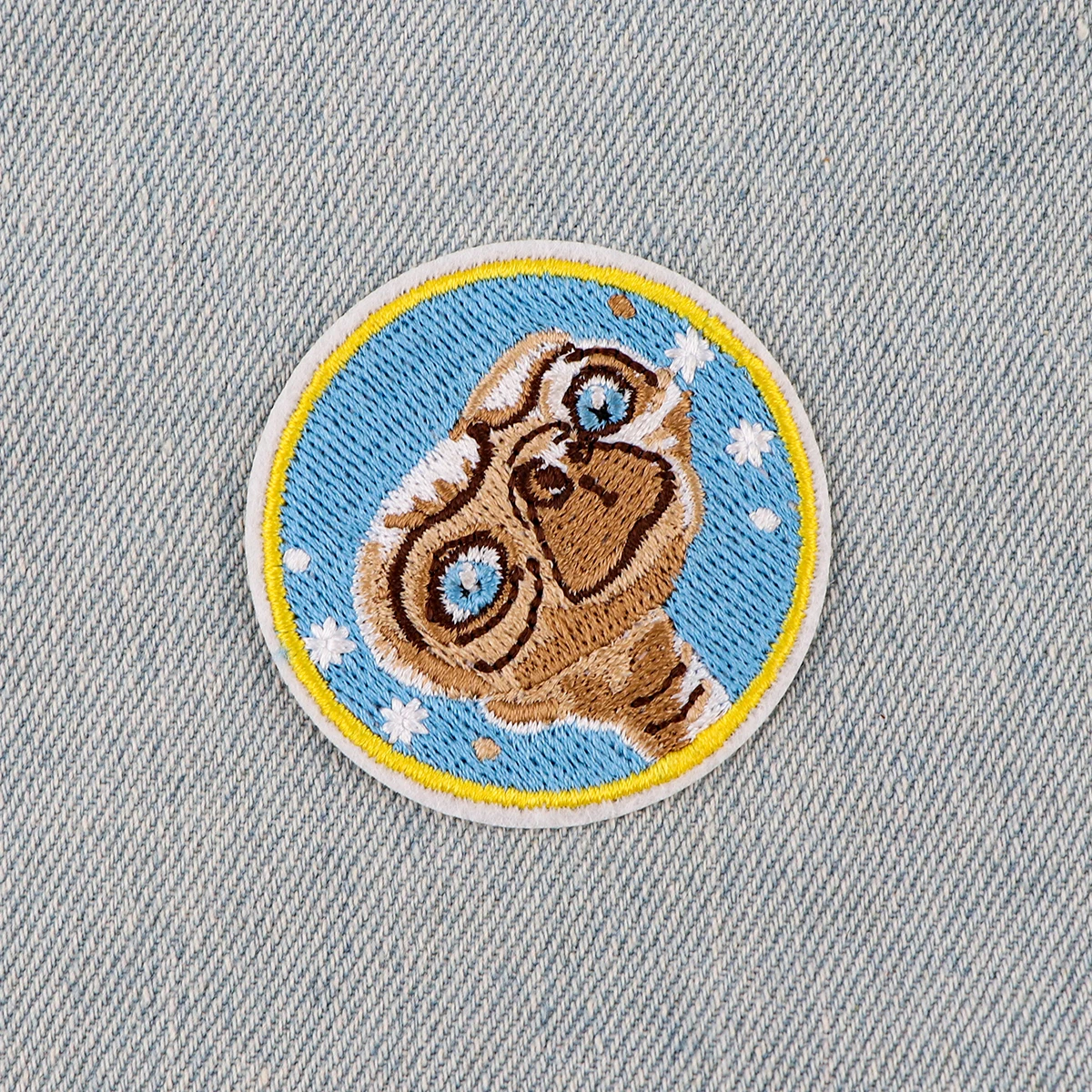 Нашивки с вышивкой инопланетянина термоклейкие нашивки для одежды сделай сам