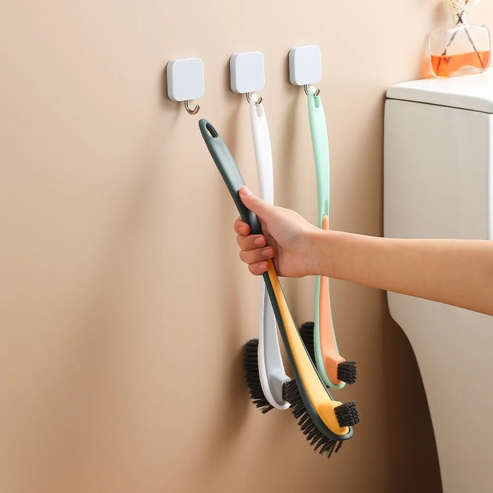 

Long Handle Toilet Brush Household Double-sided No Dead Corner Soft Fur Cleaning Brush Bathroom Toilet Cleaning Supplies