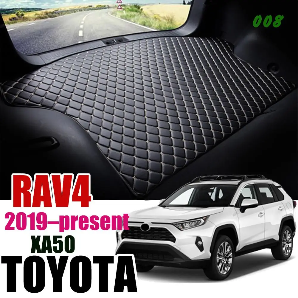 

Leather Car Trunk Mat For Toyota RAV4 2019 2020 2021 2022 RAV 4 XA50 Cargo Liner Tray Boot Cover Pad Auto Accessories