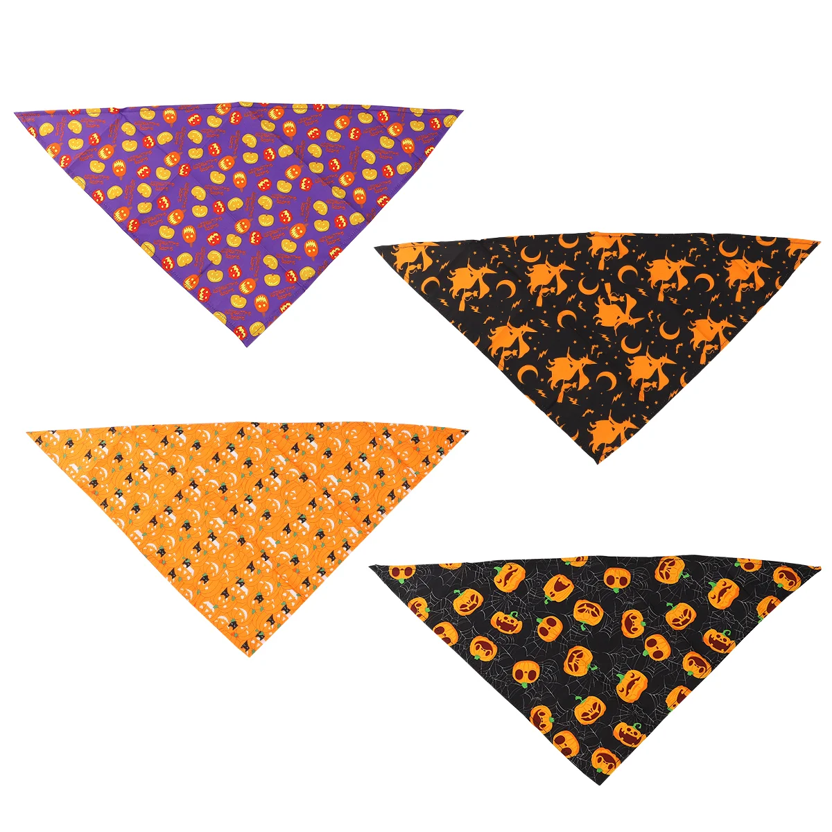 

4PCS Collar Scarf Bib Scarf Pets Bandana for Pets Dogs Cats