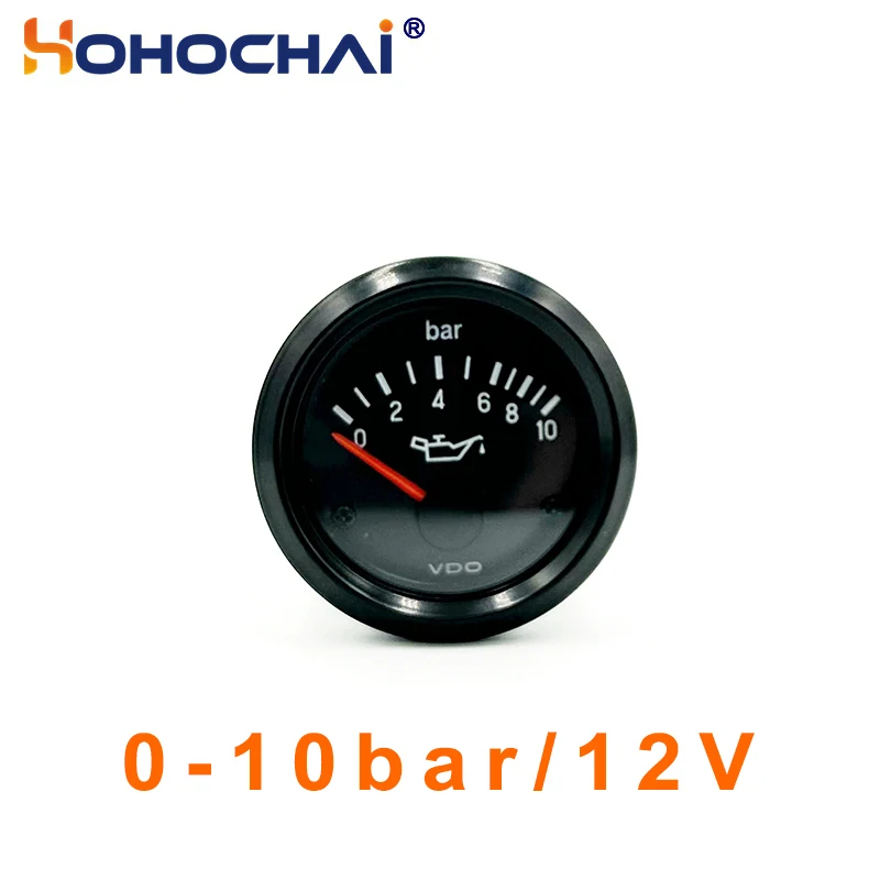 0-25 бар, 5 бар, 0-10 бар, VDO, манометр масла, дизельный генератор, детали, автомобиль, экскаваторы, инженерные аксессуары для транспортных средств 12 В/24 В