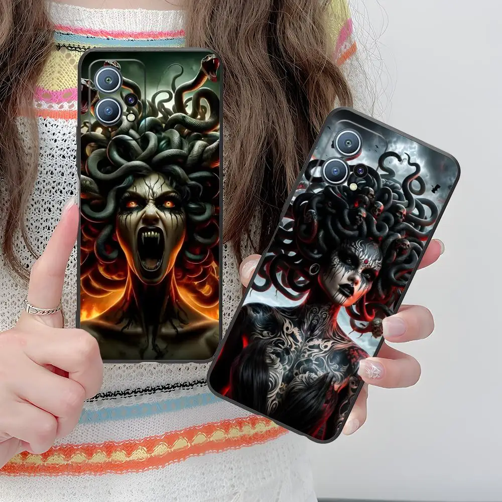Фото Чехол для телефона Medusa Snake Gorgon для Huawei P60 P50 P40 P30 P20 P10 P9 P8 Pro Lite Plus, мягкий противоударный чехол из ТПУ №3