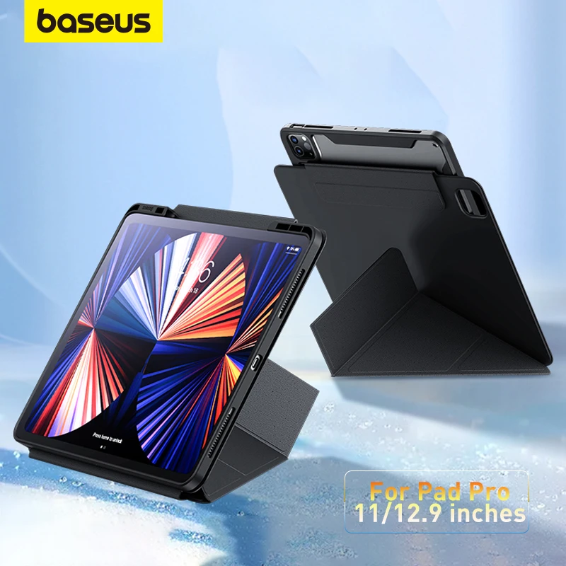 

Baseus Magnetic Case For Pad Pro 11 12.9 Smart Cover For iPad Pro Generation Case For iPad Holder Portable Case For Pad Folding
