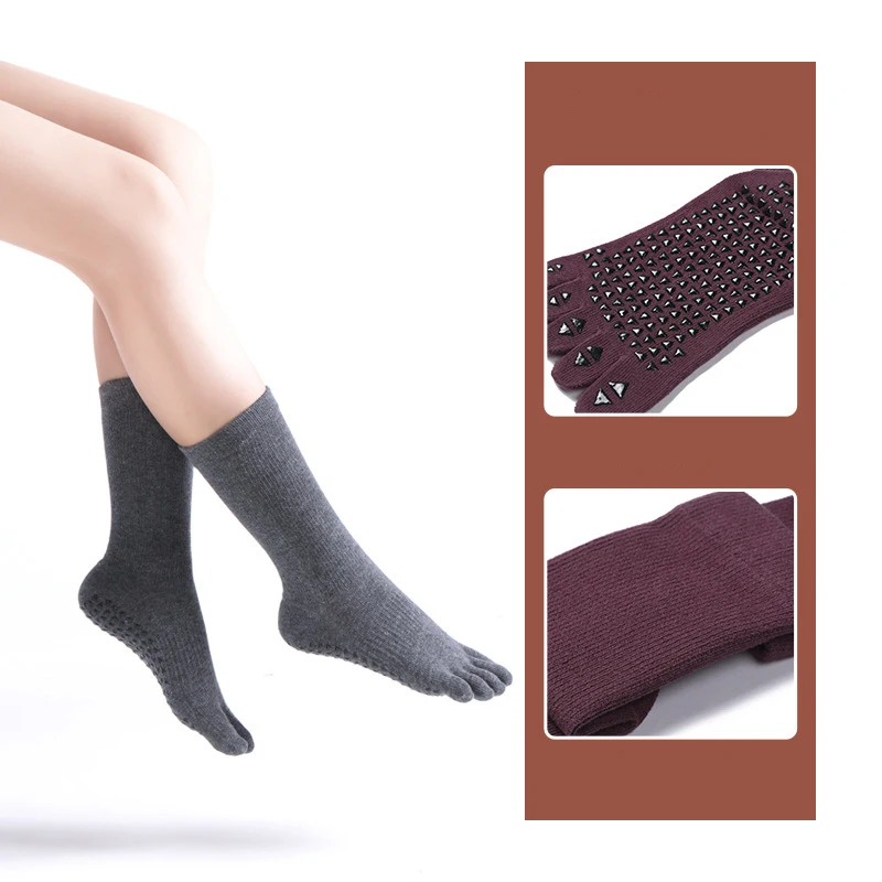 Yoga Socks Professional Non-slip Ladies Dance Beginner Sweat-absorbing Sports Socks Trampoline Socks Women Slippers Socks Women
