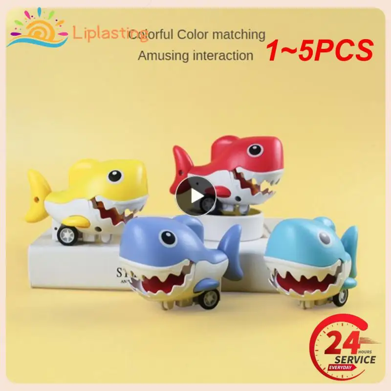 

1~5PCS Children's Mini Inertia Pressing Car Cute Animals Toys Battery Free Cute Vehicle Press To Run Gifts