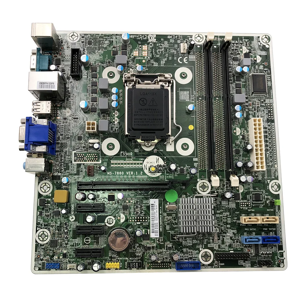 

For HP 400 G1 G2 MT Desktop Motherboard MS-7860 780323-001 501 601 718775-002 H81 Perfect Tested Before Shipment