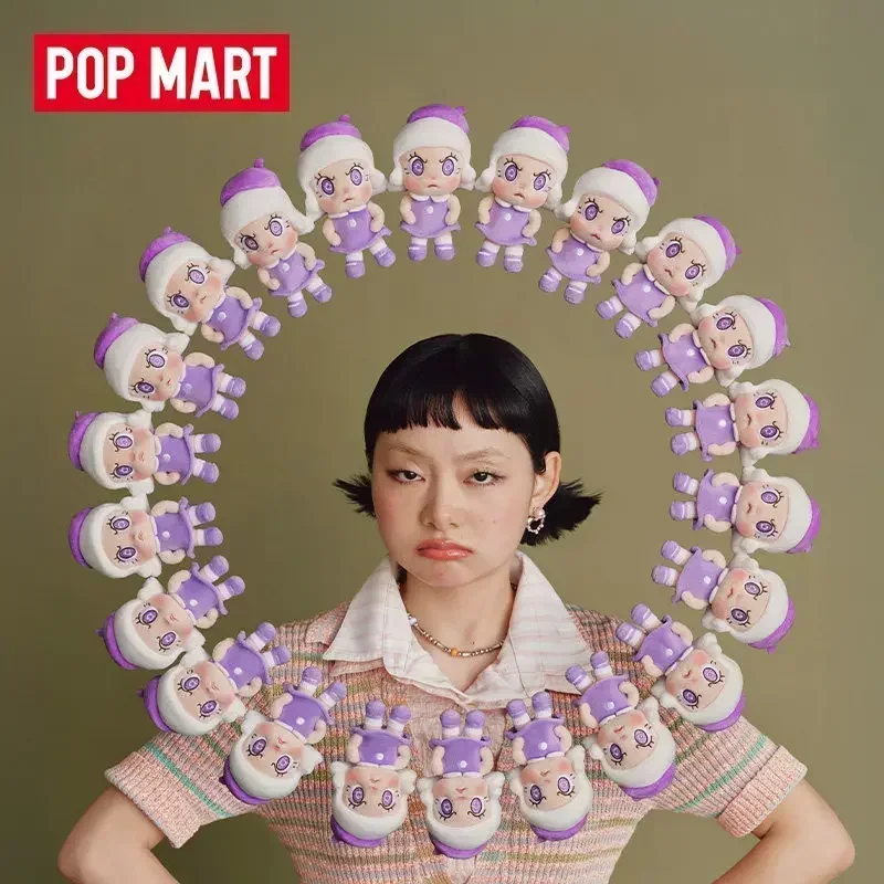Фото POP MART Angry Molly Angry Energy Series Kawaii Anime Action Figure Blind Box - Сюрприз-фигурка в закрытой упаковке для девочек, уникальный подарок-игрушка №4