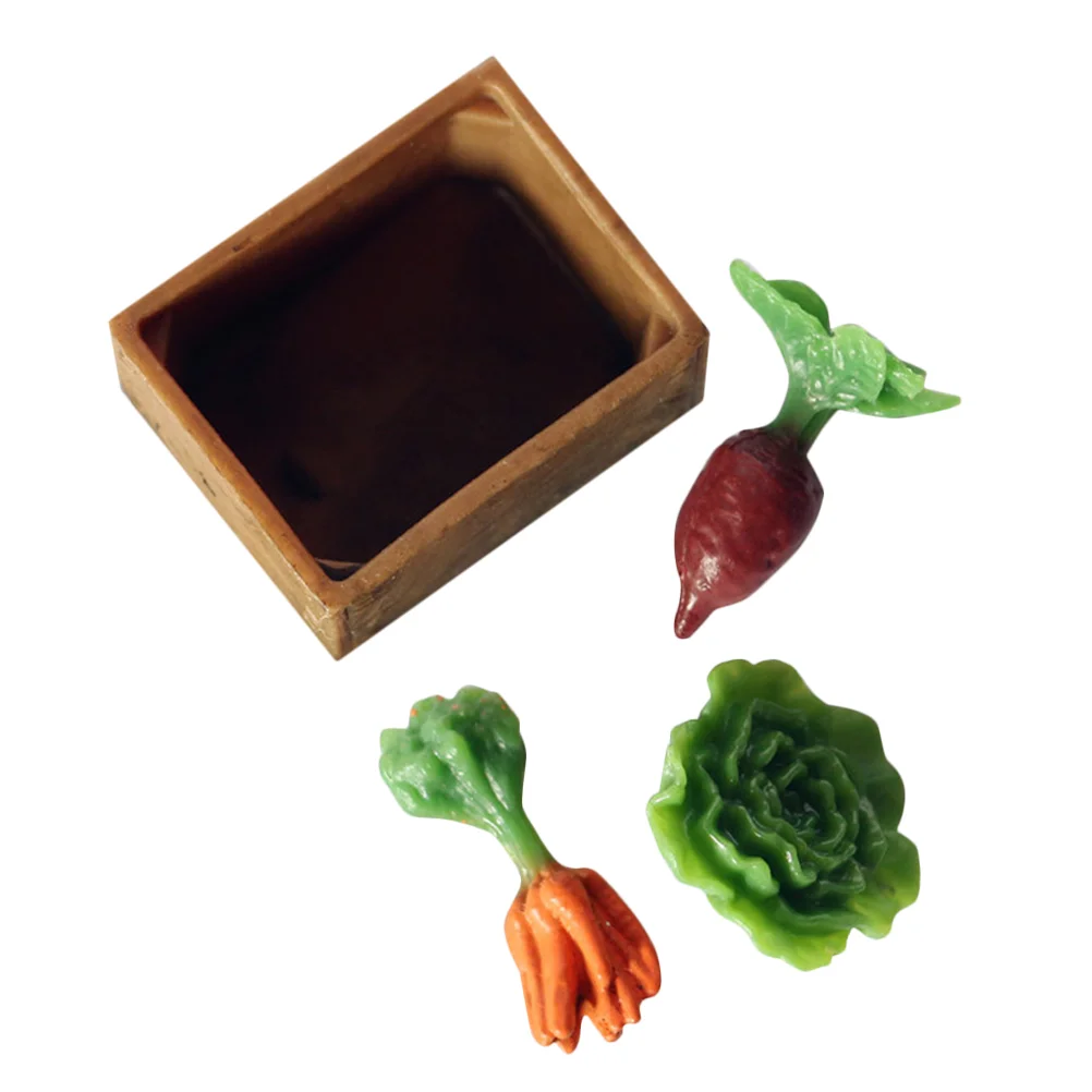 

1 Set Miniature Farm Vegetable Field Mini Farm Models Vegetable Field Toys