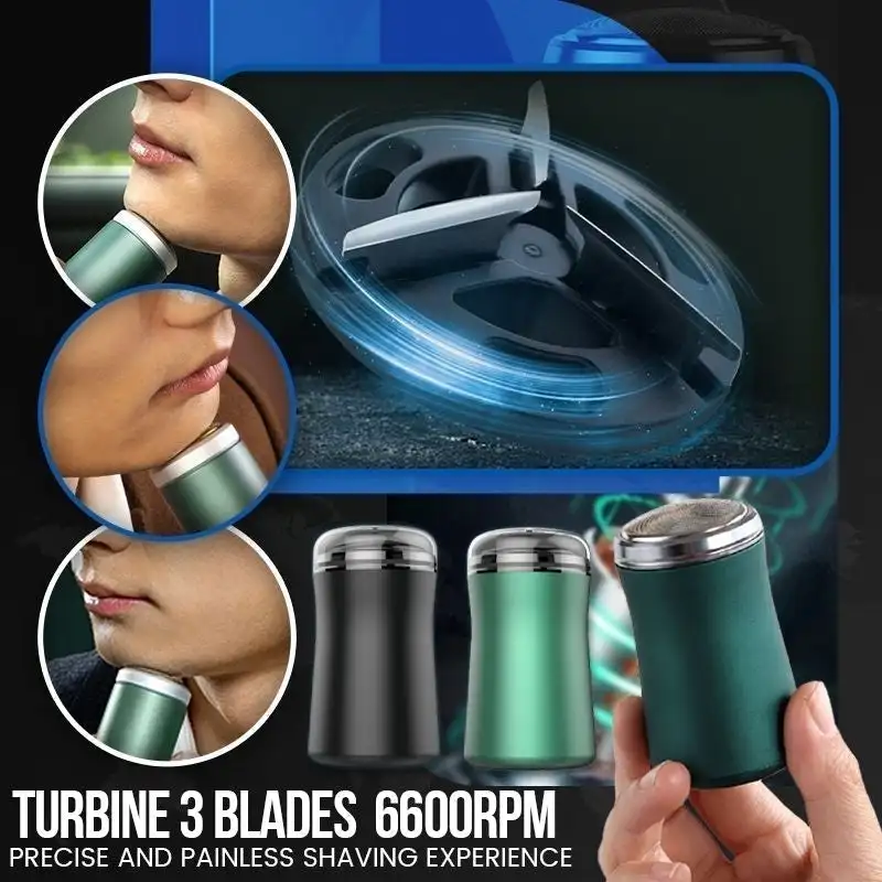 

Washable Electric Razor Pocket Size Electric Shaver Rechargeable Shaving Machine for Men Wet-Dry Dual Use Mini Beard Razor