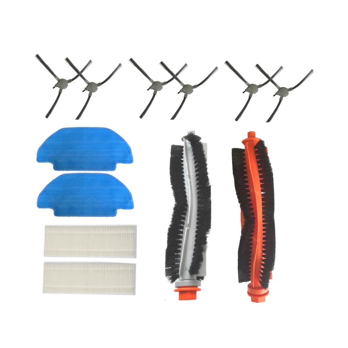 

For ZK901 ZK908 AlfawiseV10 JS35 Robotic Vacuum Cleaner Main Side Brush Filter Mop Cloth