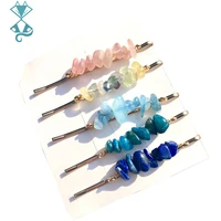 6 colors natural crystal hair clip lady hairpins curly wavy grips hairstyle hairpins women bobby pins styling hair accessories