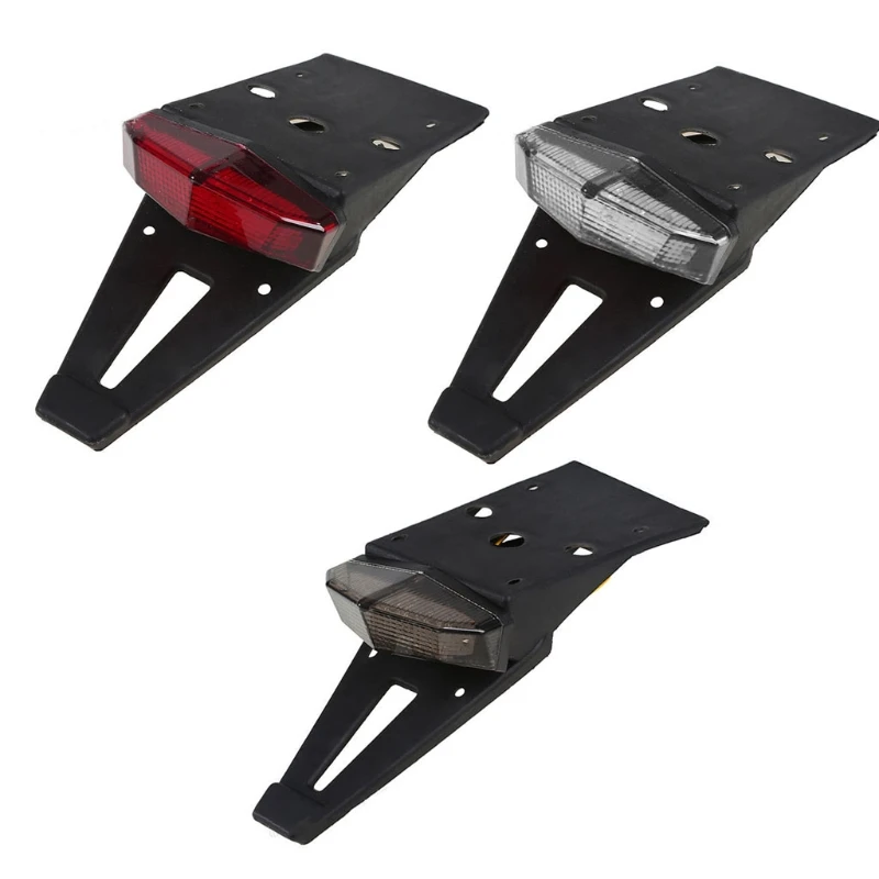 

Universal Motorcycle Rear Tail Signal Mudguard LED Brake Tail Light