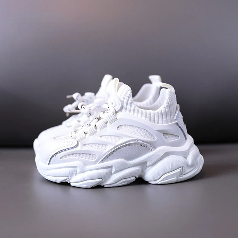 

ACKOOR 2022 Spring Children Casual Sport Shoes Fashion Breathable Knitting Soft Bottom Non-Slip Kids Sneakers For Boys Girls
