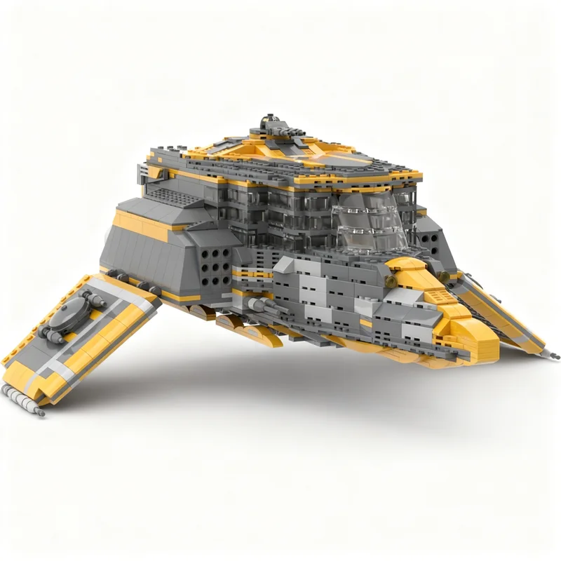 Конструктор MOC Star Battle Hutt Cartel VT S Gunship, 1711 деталей, модель для сборки, строительные блоки, подарок на день рожденияРождество для детей (art.: 3920dc6f360fc) - 3920dc6f360fc