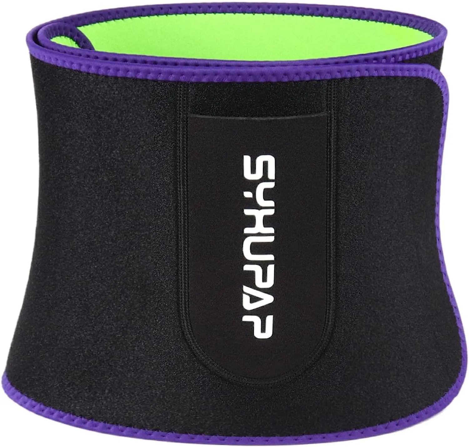 

SYXUPAP Waist Trainer Belt, Promotes Sweat Wrap Exercise Belt for Women&Men, Fitness Workout Belt, Abdominal Trainer with Pocket