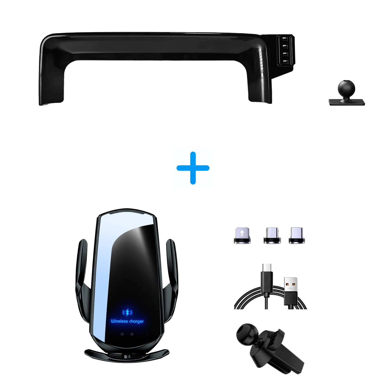 

Автомобильный держатель телефона для Mercedes-Benz GLC 2023 2024 X254, фиксированное основание экрана, GPS-кронштейн, беспроводная зарядка, держатель для мобильного телефона, автомобиль