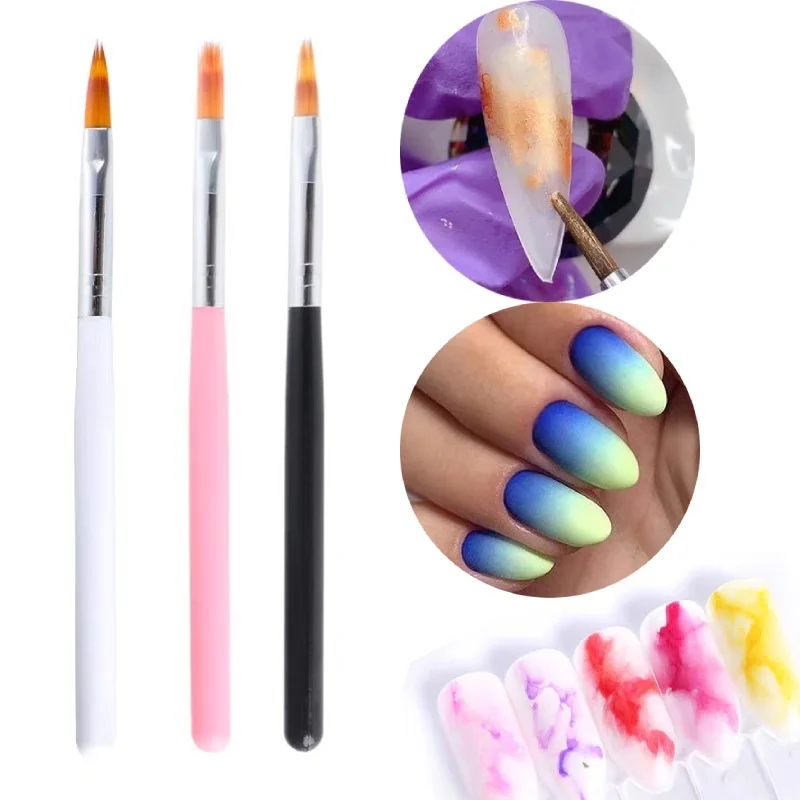 

1pcs Nail Art Brush Gel Brush for Nail Art Soft Gradient Brush for Manicure Nail Polish Drawing Painting Decor Pen