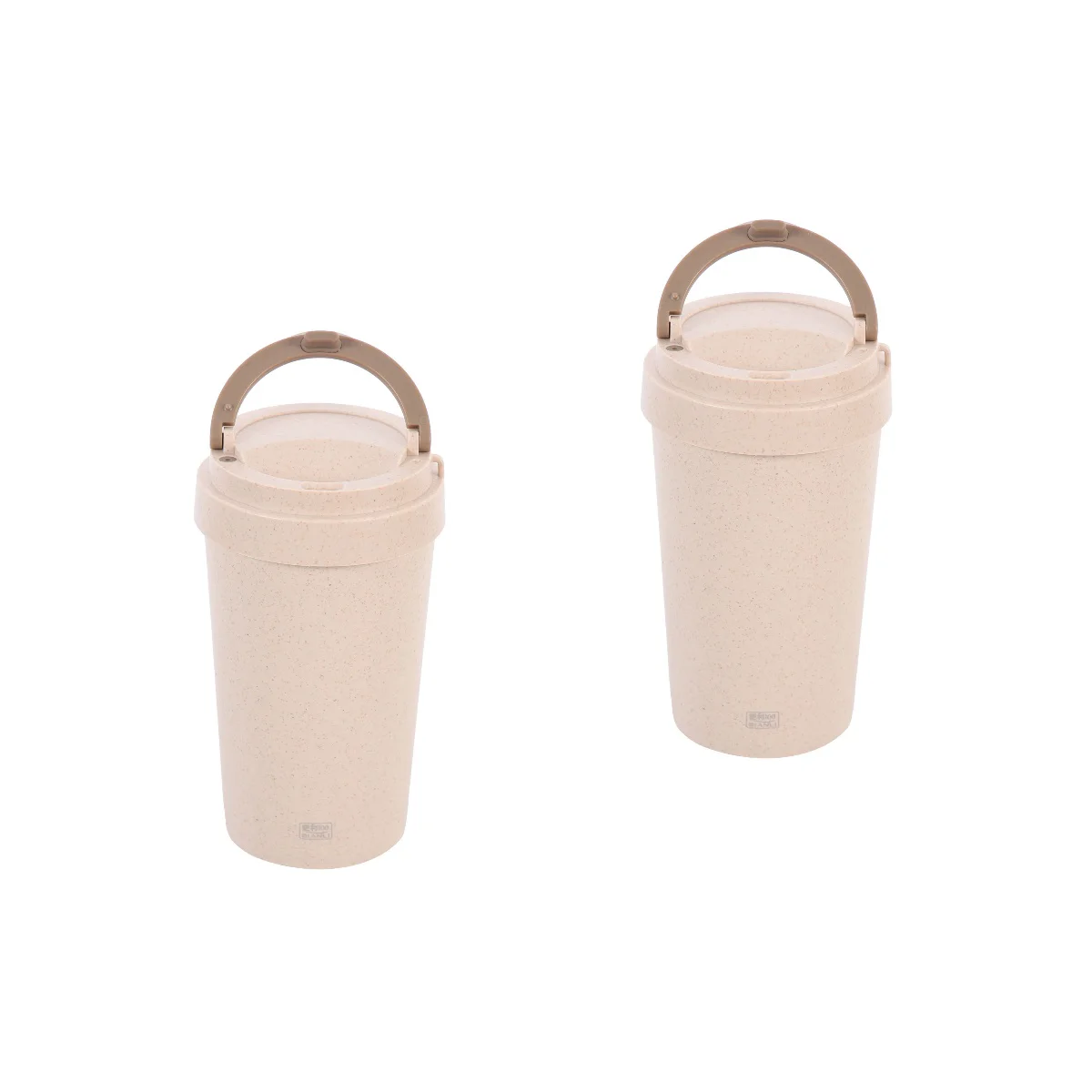 

2x Cup With Lid Insulated Tumbler Convenient Coffee Cup Cold Coffee Cup for Gift Outdoor Home
