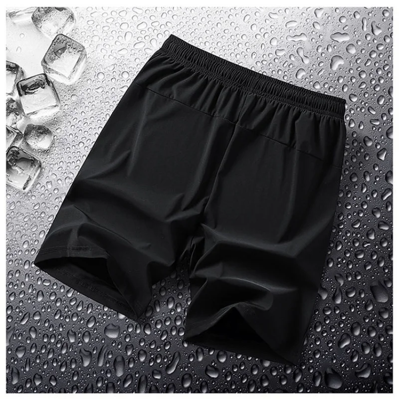 

Disney Large men's ice silk shorts casual pants thin loose and fat increased breathable running pants quick drying pants 5-point