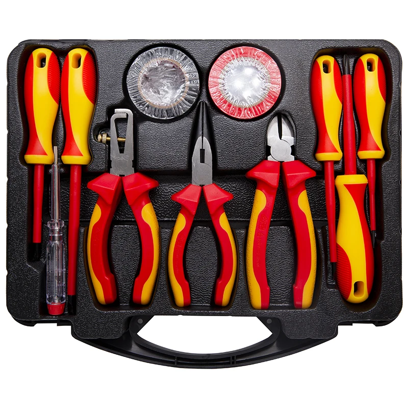 S673-11 SFREYA VDE 1000V теплоизоляционные инструменты чехол двойной цвет 11 шт Набор