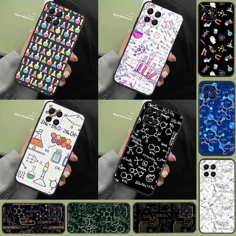 Химический Лабораторный чехол для Huawei P20 P30 P40 P50 Pro Lite P Smart 2019 Nova 5T 9 Honor X7 X8 X9 50