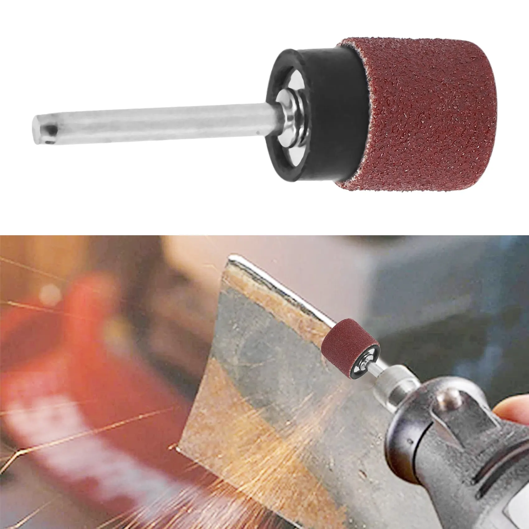 100 шт. 1/2 &quotкомплект шлифовальных лент с 2 оправками шлифовального барабана для