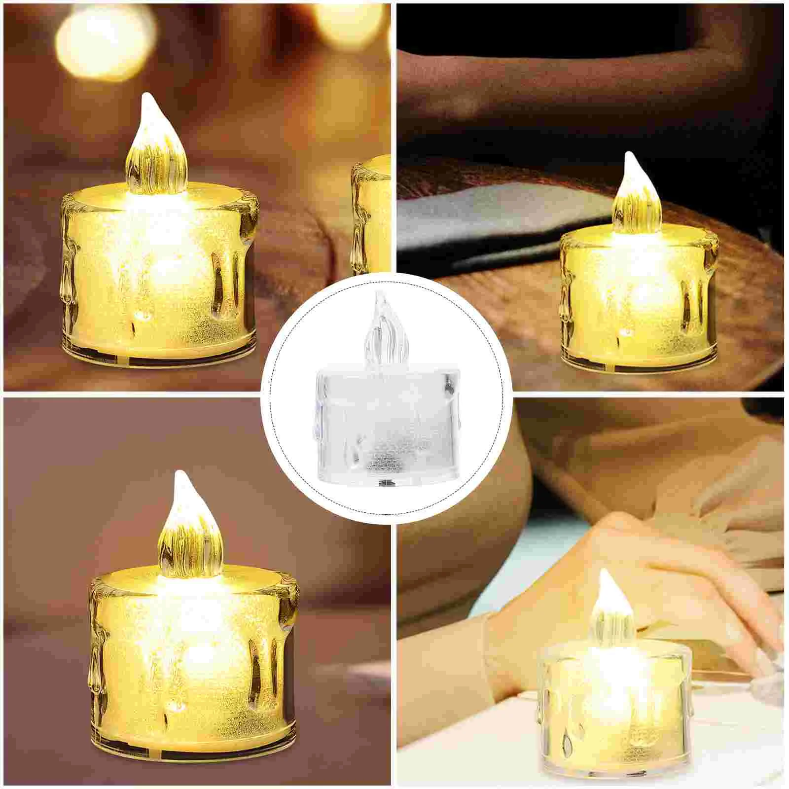 24 шт. электронная настольная лампа орнамент маленькая имитация электрического