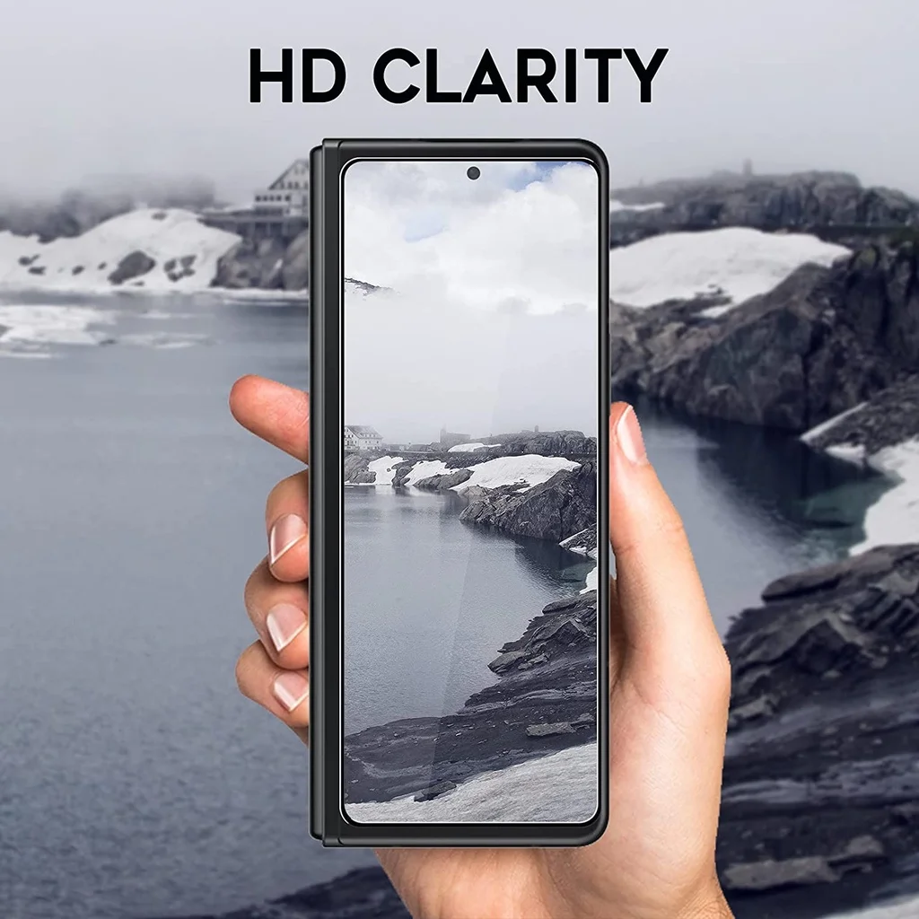 2Pcs HD Screen Protector Tempered Glass For Samsung Galaxy Z Fold 3 Z Fold 4 Protective Glass Film