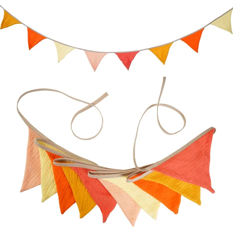 

10 флагов 2,6 м вымпел-флаги гессианский декор для свадебной вечеринки, винтажный реквизит для фотосессии, баннеры для дома, детского душа, карнавальная гирлянда