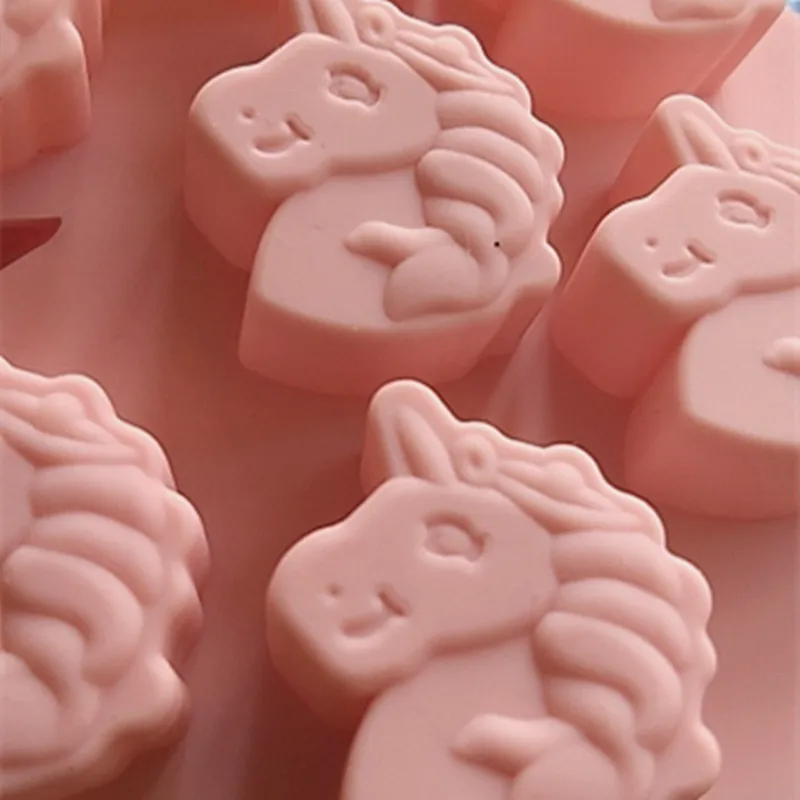 Силиконовая форма для мыла ручной работы в форме единорога 7 моделей инструменты