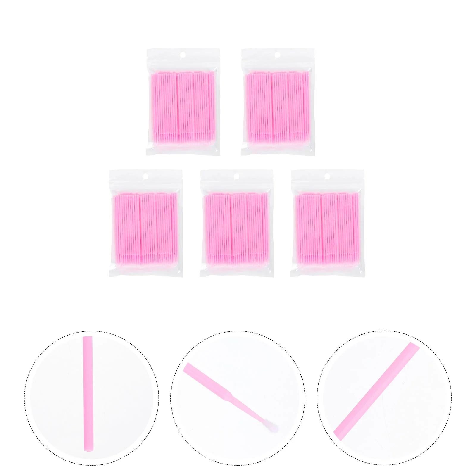

500Pcs Cleaning Cotton Sticks Makeup Tools Lash Cleaning Supplies for Makeup