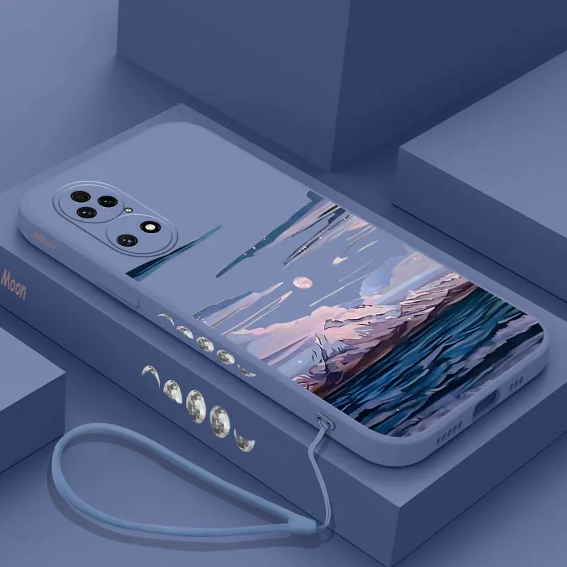 

Anime Scenery Phone Case For Huawei P40 P30 P20 Pro Lite Nova 10 10SE 9 9SE 8 8i Mate 40 30 20 Pro Lite 5G P Smart 2021 Cover