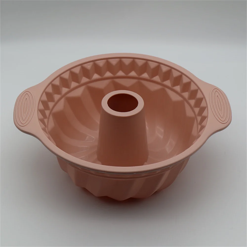 

Food Grade Silicone Qifeng Silicone Cake Mold Non-stick Large Capacity Cake Mould 10 Inch Easy Demoulding Mousse Cake Bakeware