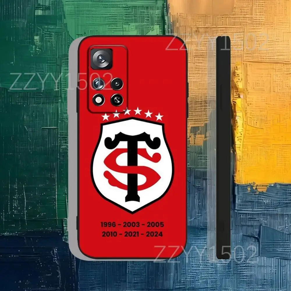 Фото Черный силиконовый мягкий чехол Stade-Toulousain Rugby French для Samsung S25, S24, Ultra, S20, S30, Plus, S22, S23, Ultra, Plus, 5G №4