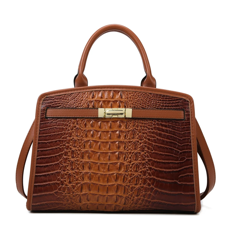 

Модные женские сумки с крокодиловым узором, роскошные женские сумки, дизайнерская большая сумка-тоут, брендовые кожаные сумки через плечо для женщин
