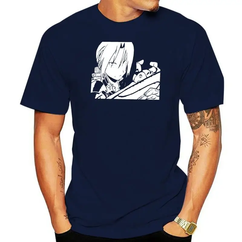 

Full Metal Alchemist T Shirt Edward Elric Fullmetal Alchemist T-Shirt Short-Sleeve Graphic Tee Shirt Casual 6xl Tshirt